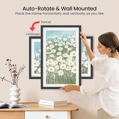 64GB Frameo 21.5" Digital Picture Frame Large WiFi Electronic Photo Frames in Saudi Arabia