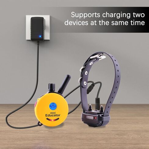 Cordro E Collar Replacement Charger for Mini Educator, Dual Lead Charger for Educator 300, 400 Series, RX, FOB and BP-504 Dog Training Collar Power Supply Adapter Cord in Saudi Arabia