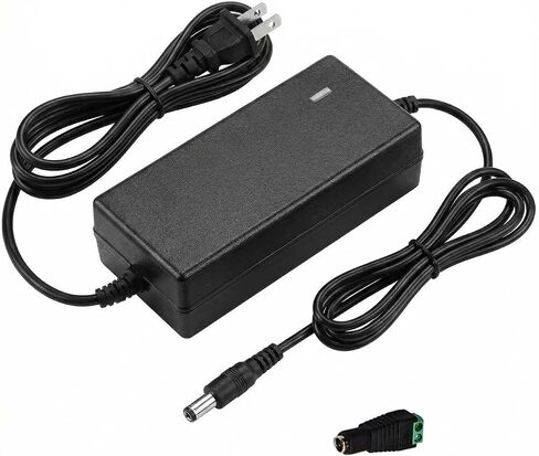 12V DC Power Supply 2.5A 30W Universal AC Adapter 100-240 50/60Hz AC to DC 12 Volt 2500mp power adapter Transformer, 7.6ft DC 12V Power Cord【5.5mm x 2.5mm&2.1mm Barrel Plug】 in Saudi Arabia
