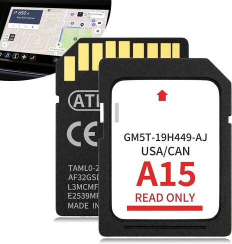 2026 Latest A15 Navigation SD Card for Ford Lincoln, Ford Sync 2 SD Card GPS Map Update USA/Canada for F-150 Accessories Ford Explorer Fusion Escape Edge Expedition Lincoln MKZ MKC MKX, GM5T-19H449-AJ in Saudi Arabia