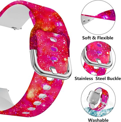 Compatible with Gizmo Watch Band Replacement for Kids/T-Mobile SyncUP Watch 2 1 Boys Girls,Cute Tie Dye Straps 20MM Small Size Watch Bands for Gizmo 3 2 1/Gabb 3e 3 2 1/Cosmo JrTrack 5/4/3/2 SE/2/1 in Saudi Arabia