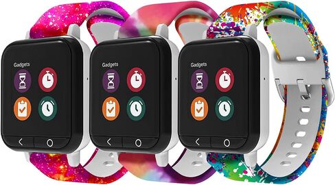 Compatible with Gizmo Watch Band Replacement for Kids/T-Mobile SyncUP Watch 2 1 Boys Girls,Cute Tie Dye Straps 20MM Small Size Watch Bands for Gizmo 3 2 1/Gabb 3e 3 2 1/Cosmo JrTrack 5/4/3/2 SE/2/1 in Saudi Arabia