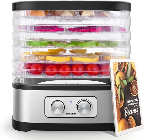 Seeutek Food Dehydrator, 5 BPA-Free Trays, Adjustable Temperature Control in Saudi Arabia