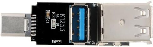 2Pcs Type-C to 3-Port USB Expansion Module, 1 Port USB 3.0 2 Port USB 2.0 HUB Multi-Port Module Conversion Splitter Board in Saudi Arabia
