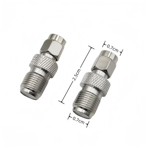 F TV Female Jack to SMA Male Plug Straight RF Adapter Connector Coaxial High Quanlity Wire Terminals in Kuwait