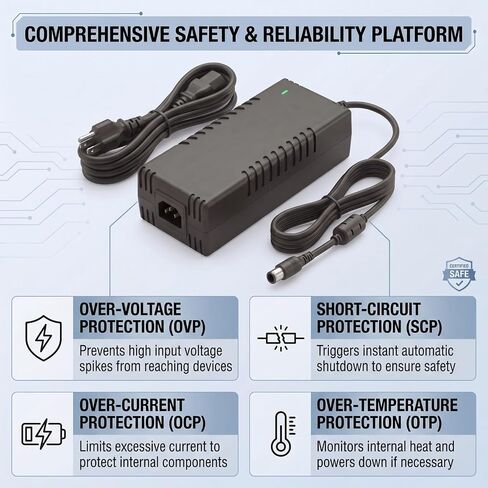 53V 200W Power Adapter for Reolink RLN16-410 NVR, C13 Cord Included in Kuwait
