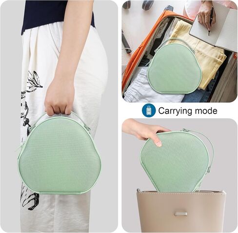 RAIALL Hard Case for New Apple AirPods Max Wireless Over-Ear Headphones Supports Sleep Mode, Airpods Max Accessories for Apple Headphones, Protective Portable Carrying Travel Cover Storage Bag, Green in Saudi Arabia