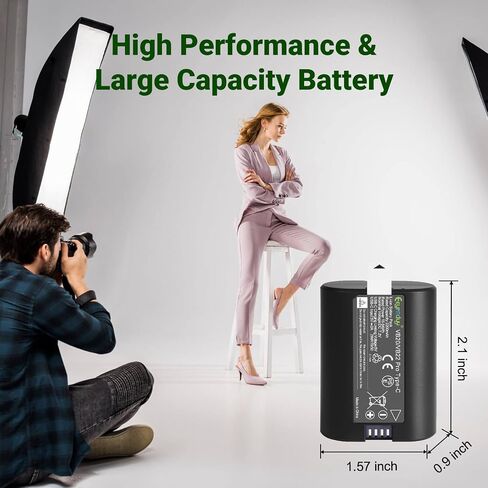 بطارية VB22 VB20 لـ V350، V350C، V350F، V350N، V350O، V350S V480C V480S V480N V480O V480F V480O 7.2V 2200mAh USB C Charging (1pack) in Kuwait