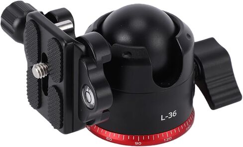 360 Panoramic Ball Head with Bubble Level 3/8 Inch Thread Tripod Head 6KG Load Capacity for DSLR Camera Panoramic Photography in Kuwait
