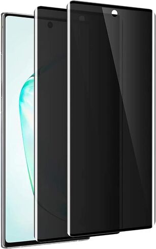 Fotbor 2 Pack Samsung Galaxy Note 10 Plus واقي شاشة زجاجي للخصوصية in Kuwait