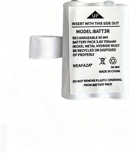 BATT3R Rechargeable Batteries Ni-MH 3.6V 700mAh Compatible with Midland BATT-3R AVP14 LXT600 LXT-600 LXT630 LXT630X3 LXT633 T50,T51,T55,T60,T61,T65, X-Talker Walkie Talkie Radios (4-Pack) in Saudi Arabia