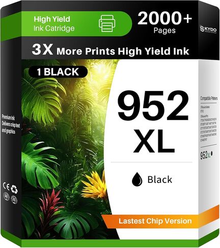 مجموعة خراطيش حبر 952XL بديلة لحبر HP 952 XL 952، 4 عبوات in Kuwait
