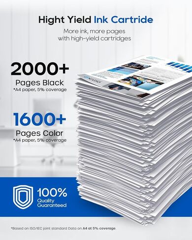 مجموعة خراطيش حبر 952XL بديلة لحبر HP 952 XL 952، 4 عبوات in Kuwait