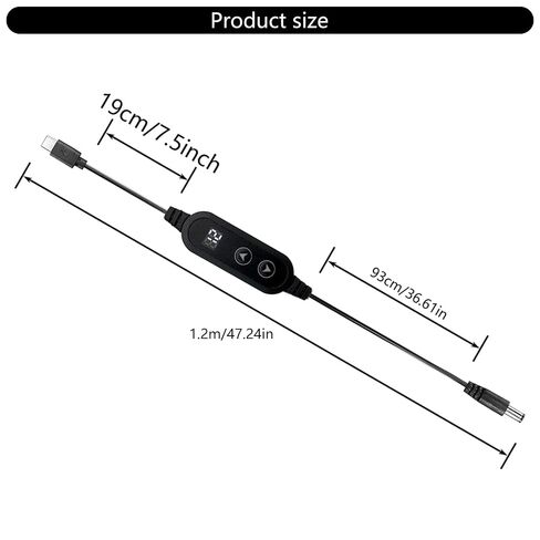 USB C to DC5.5mmx2.1mm Power Boosting Line, 65W Charging in Saudi Arabia