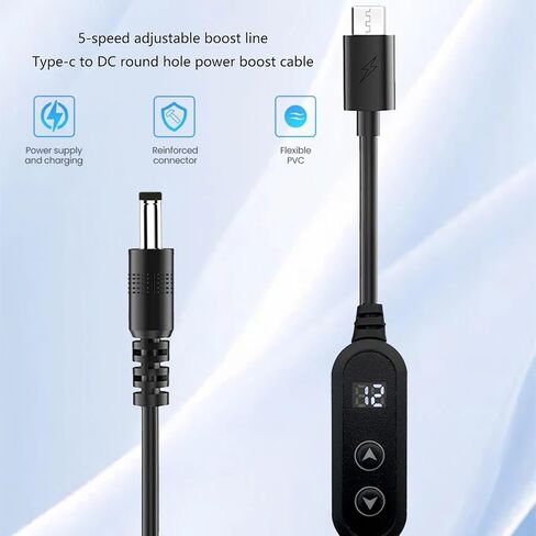 USB C to DC5.5mmx2.1mm Power Boosting Line, 65W Charging in Saudi Arabia