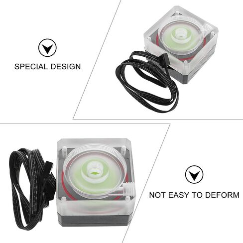 Water Pump Dc 12v 0.6a 2600rpm Acrylic Pwm Liquid Cooler in Saudi Arabia