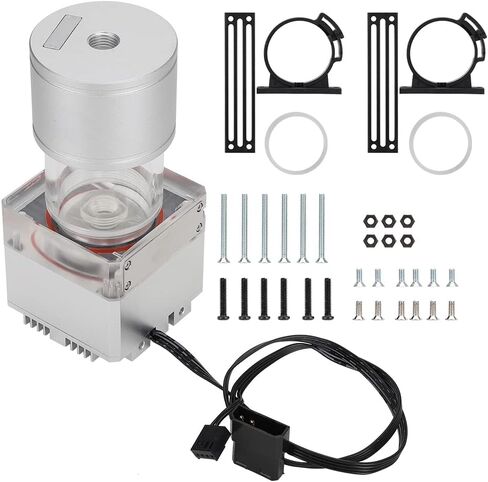 Water Cooling Pump High 800LH 4 Meter Head for Computer (Silver) in Saudi Arabia