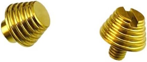 1 Set Custom CNC Titanium Alloy Screw with M3 Thread Fit for Demko AD10(Gold) in Saudi Arabia