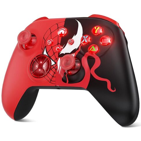 Dinosoo Wireless Controller for Xbox Series X|S/One/PC – RGB, Bluetooth, Turbo, Macro, 4 Vibration Motors, 3.5mm Jack in Saudi Arabia