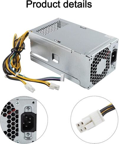 250W Power Supply D16-250P1A L08417-002 Compatible with for HP ProDesk 280 600 800 G3, Replaces PCH022 PCG002 901760-002 901761-001 D16-250P2A in Saudi Arabia