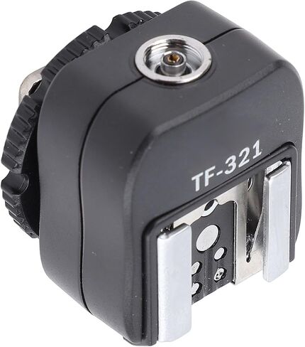 MAVIS LAVEN Flash Hot Shoe Mount Adapter, ABS Metal Construction with Secure Triggering for EL Series Studio Strobes and R Series Cameras in Saudi Arabia