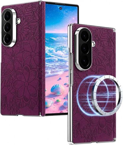 for Samsung Galaxy Z Fold 8 Magnetic Case HCX White in Saudi Arabia