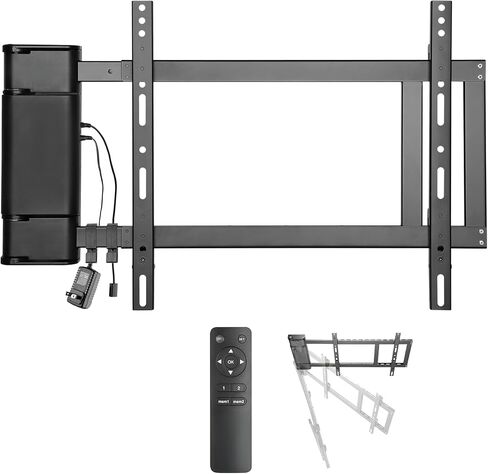 ynVISION.DESIGN Motorized Swing Out TV Wall Mount for 32-75" TV with Remote in Saudi Arabia