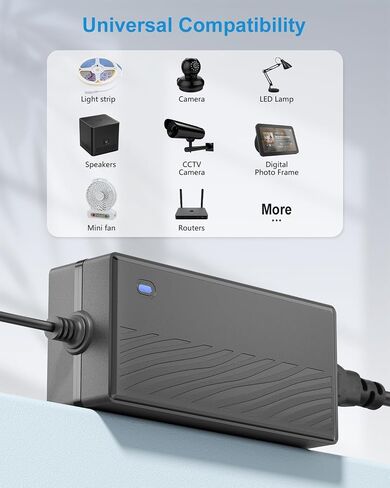 ALITOVE Upgraded 12V Power Supply 10A GaN 120W 12Volt Transformer 10Amp 8A in Saudi Arabia