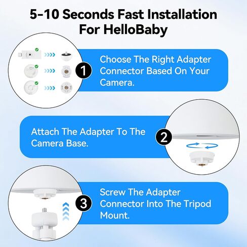 UTEBIT Universal Baby Monitor Holder for Most Baby Cameras Tripod Mount in Saudi Arabia