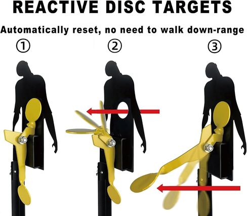 Atflbox Metal Zombie Air Gun Pellet BB Guns Rimfire Reset Target in Saudi Arabia