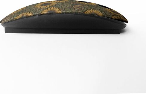 Planetar Sunflowers Swirling Vines Pattern, USB Optical Wireless Mouse, Ergonomic Slim Desktop Laptop Mice for Kids in Saudi Arabia