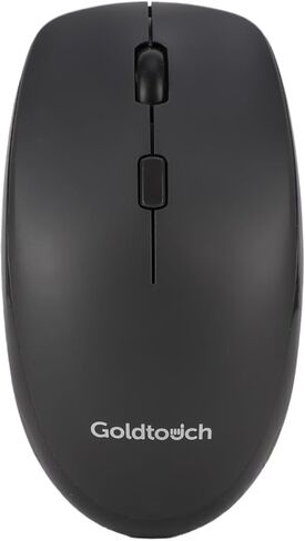 Goldtouch Wireless Mouse for Office, Bluetooth and 2.4 GHz, Black, 1 Count in Saudi Arabia