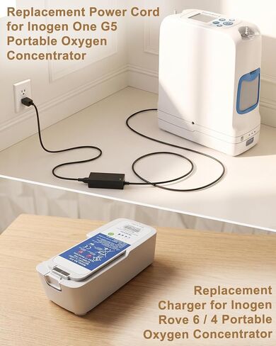VASTHOME 24V 120W Power Cord for Inogen Rove 6 4 G5 IO-500 BA-500 BA-501 in Saudi Arabia