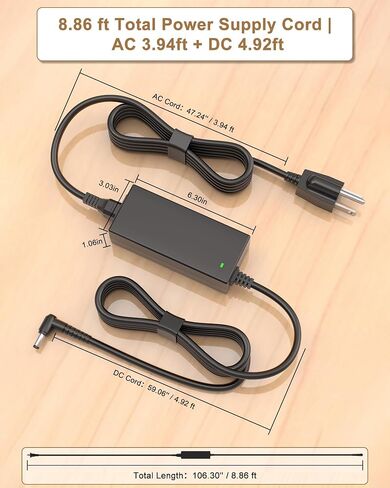 VASTHOME 24V 120W Power Cord for Inogen Rove 6 4 G5 IO-500 BA-500 BA-501 in Saudi Arabia