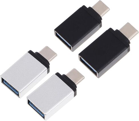 Tofficu 4pcs Type C to USB 3.0 Adapter for Data Transfer, Aluminum Alloy in Kuwait