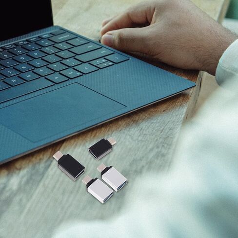 Tofficu 4pcs Type C to USB 3.0 Adapter for Data Transfer, Aluminum Alloy in Kuwait