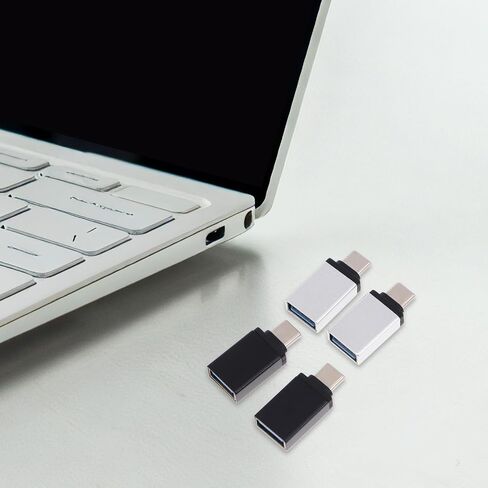 Tofficu 4pcs Type C to USB 3.0 Adapter for Data Transfer, Aluminum Alloy in Kuwait