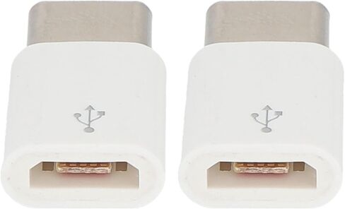 GOTOTOP White Micro to TypeC Adapter 2-Pack, ABS in Kuwait
