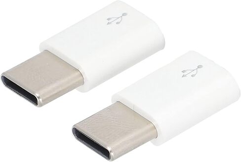 GOTOTOP White Micro to TypeC Adapter 2-Pack, ABS in Kuwait