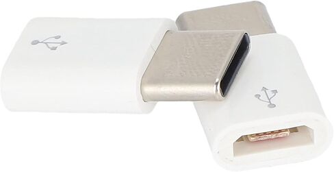 GOTOTOP White Micro to TypeC Adapter 2-Pack, ABS in Kuwait