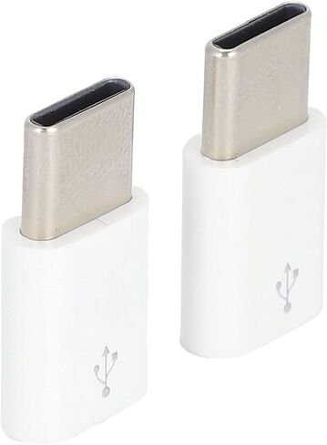 GOTOTOP White Micro to TypeC Adapter 2-Pack, ABS in Kuwait