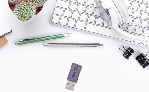 Tofficu USB a Type C Fast Charging Converter with Light Purple in Kuwait