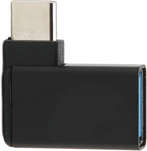 USB to Type C Adapter 90 Degree USB to Type C Converter USB Female to Type C Male Adapter for Pc Laptop Game Console in Saudi Arabia