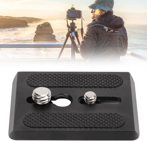 SLR Camera Tripod Head Plate Adapter, Durable Quick Release Plate for Video 14II DV 8 100 3+3, Lightweight Aluminum Alloy in Kuwait