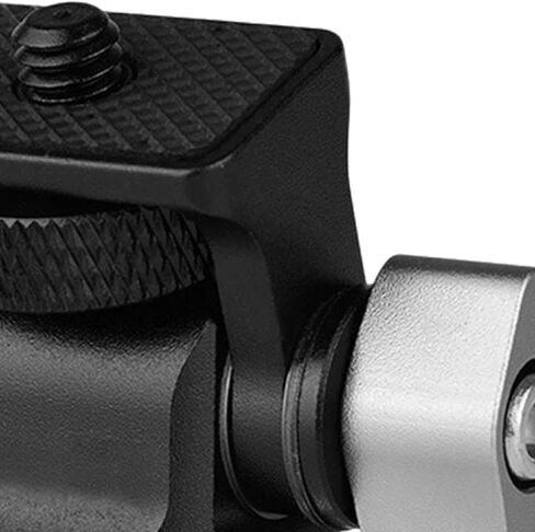 Mini Tripod Head Mini Ball Head Camera Mount Adapter Tripod Ball Head with 1/4 Inch Screw 360 Rotation 180 Tilt Aluminum Alloy Stable Support, Silver Bottom in Saudi Arabia