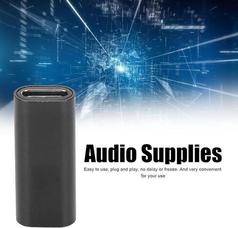 TypeC Female Adapter, Straight Aluminum Alloy Converter for Data in Saudi Arabia