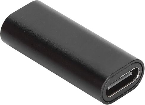 TypeC Female Adapter, Straight Aluminum Alloy Converter for Data in Saudi Arabia