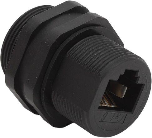 Ethernet Network Cable Connector IP68 CAT6 Female to Female RJ45 Coupler Straight Through Extender Compatible with in Kuwait
