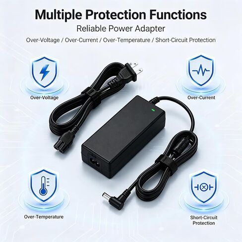 16V Adapter for Fujitsu ScanSnap iX500 Scanner, Compatible with Fujitsu iX1400 iX500 iX1600 S500 S510M S500M SV600 S510 P/N PA03656-B005 PA03656-B205 Document Scanner Power Supply Cord in Saudi Arabia