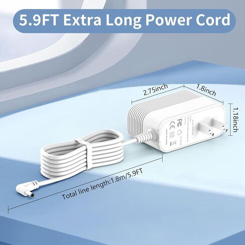 24V Charger for LEVOIT Smart Fan Replacement for LEVOIT LPF-R432S-AUS Standing Smart Fan Adapter Power Cord in Saudi Arabia